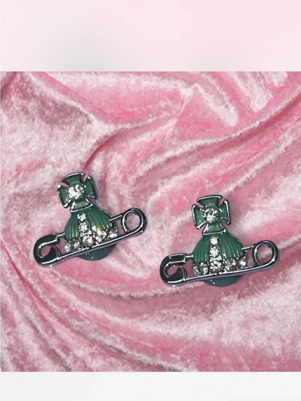 Blue Saturn Earrings
